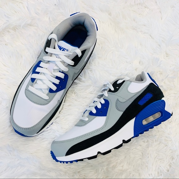 Nike Air Max 90 GS Hyper Royal Blue - Picture 3 of 6